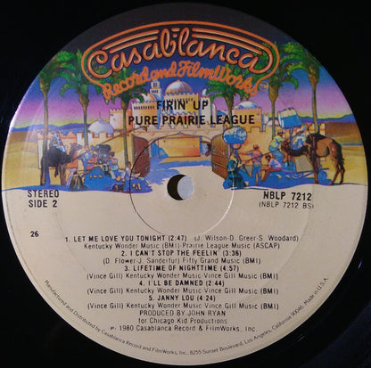 Pure Prairie League : Firin' Up (LP, Album, 26 )