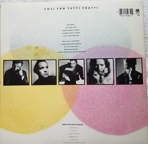 Squeeze (2) : Cosi Fan Tutti Frutti (LP, Album, Club, CRC)