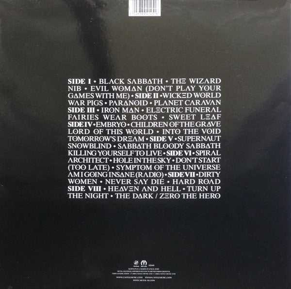 Black Sabbath : The Best Of Black Sabbath (4xLP, Comp, Ltd, Num)