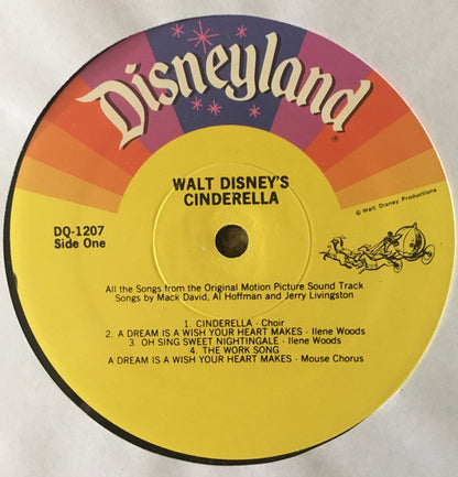 Various : Cinderella (LP, Album, Mono, RE, RP, PRC)