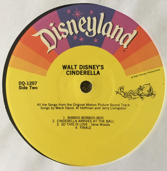 Various : Cinderella (LP, Album, Mono, RE, RP, PRC)