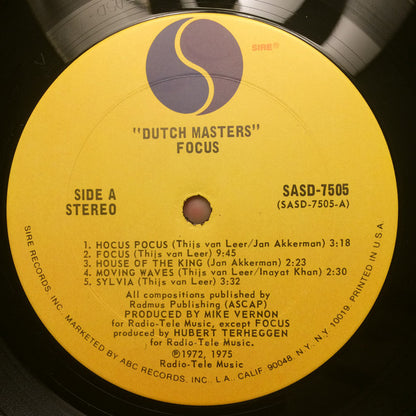 Focus (2) : Dutch Masters (LP, Comp, Ter)
