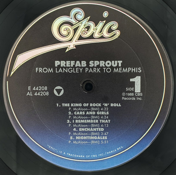 Prefab Sprout : From Langley Park To Memphis (LP, Album, Car)