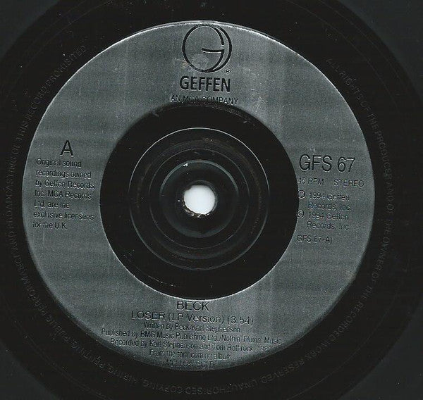 Beck : Loser (7", Single)