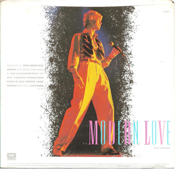 David Bowie : Modern Love (7", Single, Win)