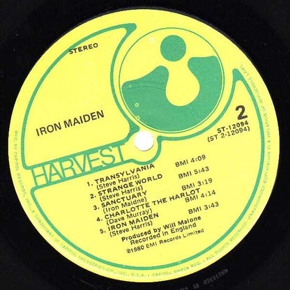 Iron Maiden : Iron Maiden (LP, Album, Win)