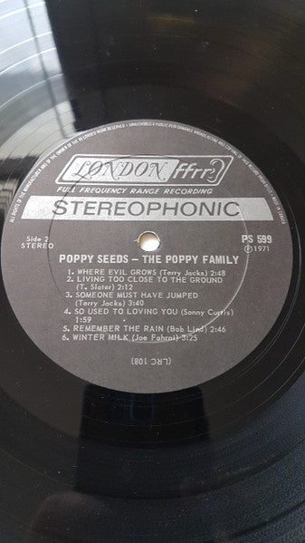 The Poppy Family : Poppy Seeds (LP, Album, Bla)