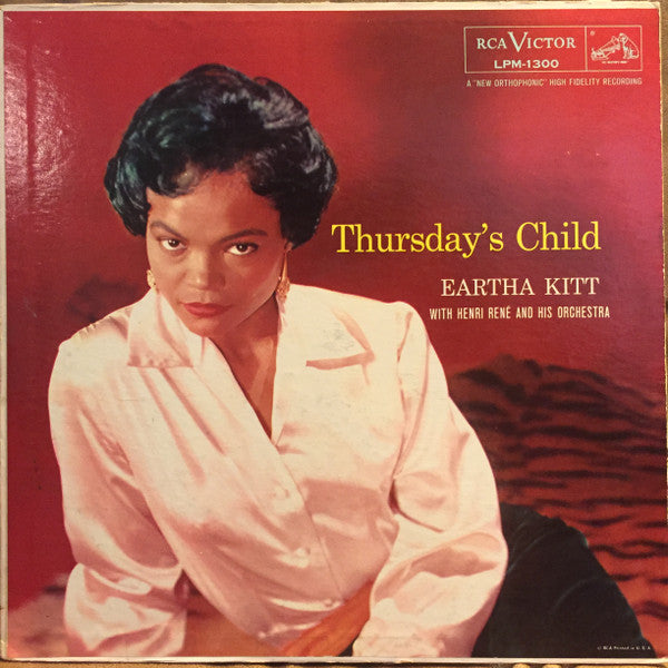 Eartha Kitt With Henri René And His Orchestra : Thursday's Child (LP, Album, Mono)