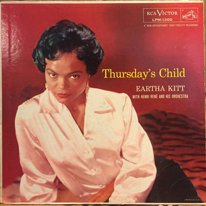 Eartha Kitt With Henri René And His Orchestra : Thursday's Child (LP, Album, Mono)