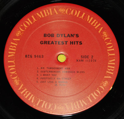 Bob Dylan : Bob Dylan's Greatest Hits (LP, Comp, RE)
