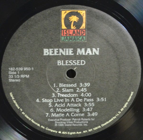 Beenie Man : Blessed (LP, Album)