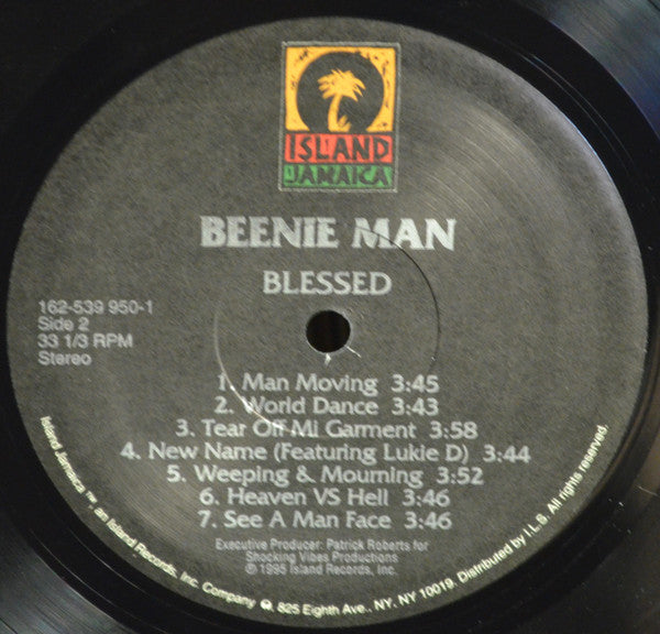 Beenie Man : Blessed (LP, Album)