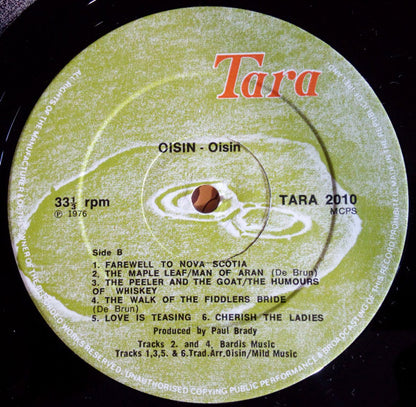 Oisín : Oisín (LP, Album, RE, Gre)