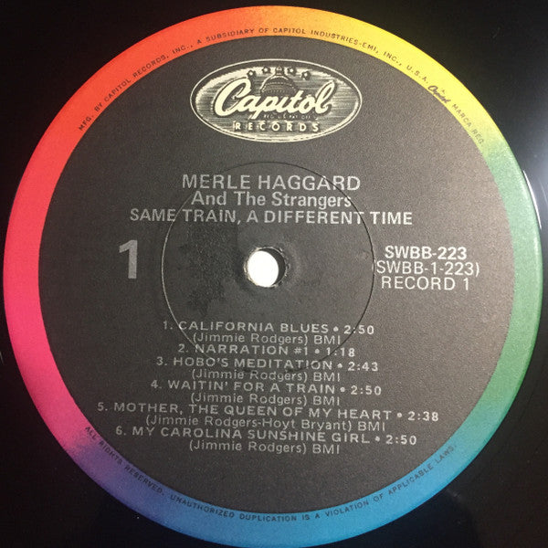 Merle Haggard : Same Train, A Different Time (2xLP, Album, RE, Gat)