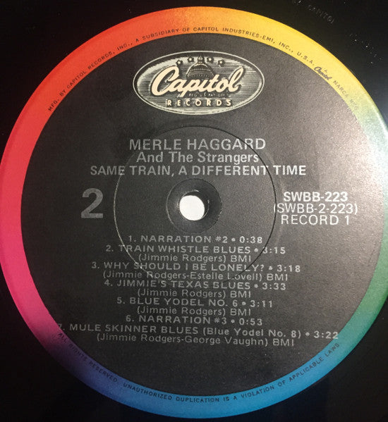 Merle Haggard : Same Train, A Different Time (2xLP, Album, RE, Gat)