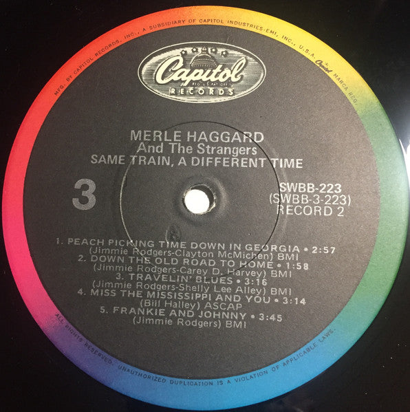 Merle Haggard : Same Train, A Different Time (2xLP, Album, RE, Gat)