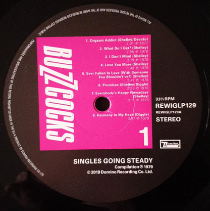 Buzzcocks : Singles Going Steady (LP, Comp, RE, RM, Hal)