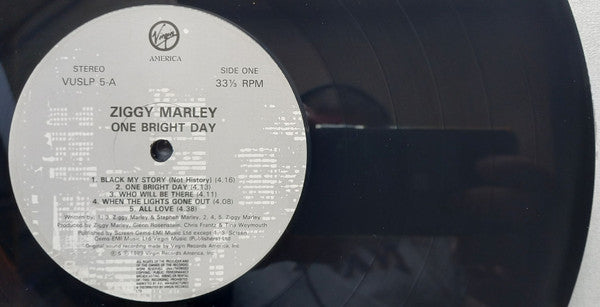 Ziggy Marley And The Melody Makers : One Bright Day (LP, Album)