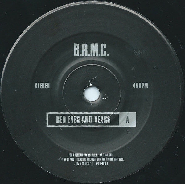 Black Rebel Motorcycle Club : Red Eyes And Tears (2x7", Ltd, Promo)