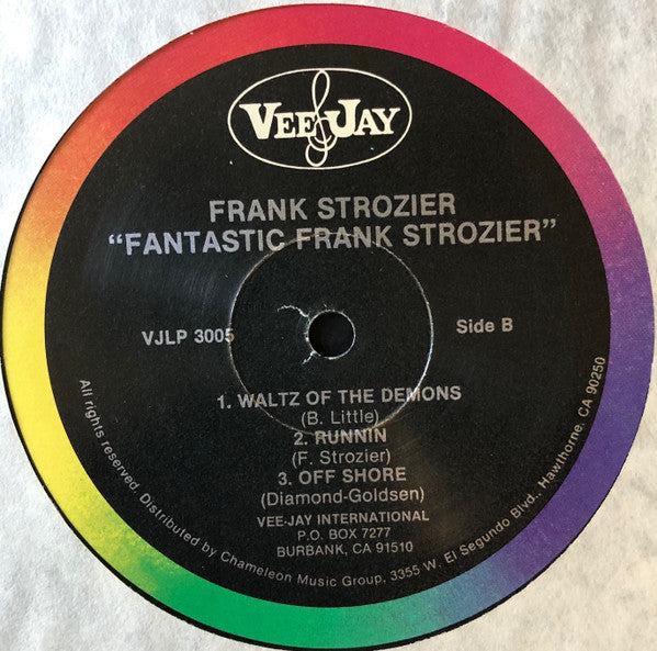Frank Strozier : Fantastic Frank Strozier (LP, Album, RE)