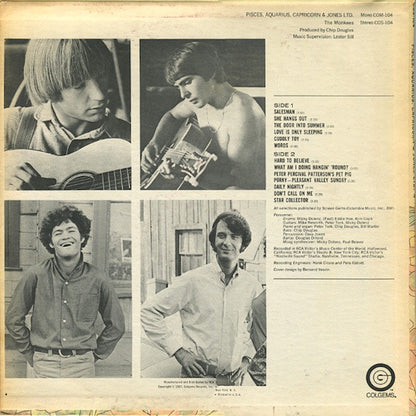 The Monkees : Pisces, Aquarius, Capricorn & Jones Ltd. (LP, Album, Ind)