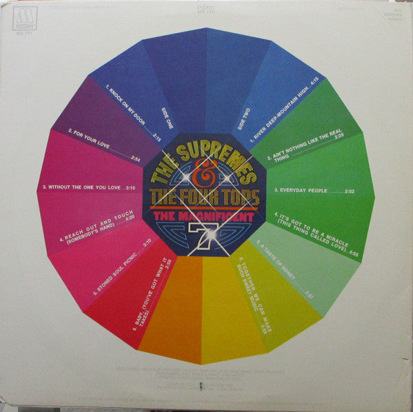 The Supremes & The Four Tops* : The Magnificent 7 (LP, Album, Gat)