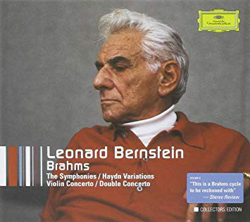 Leonard Bernstein, Brahms* : The Symphonies / Haydn Variations / Violin Concerto / Double Concerto (5xCD, Comp + Box)
