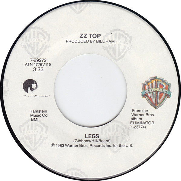 ZZ Top : Legs (7", Single, Spe)