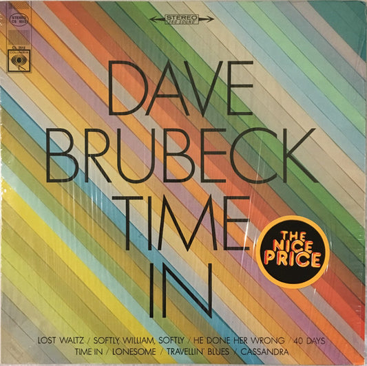 Dave Brubeck : Time In (LP, Album, RE, Pit)