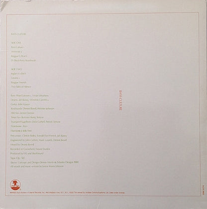 Linton Kwesi Johnson : Bass Culture (LP, Album, Kee)