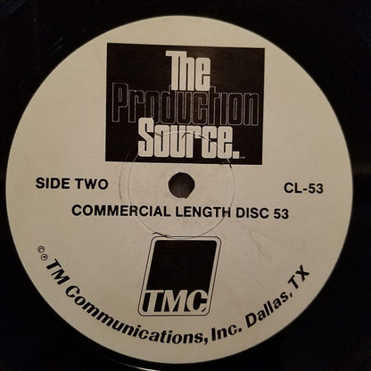 Unknown Artist : The Production Source. Commercial Length Disc 53 (LP)