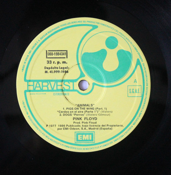 Pink Floyd : Animals (LP, Album, RE, Gat)