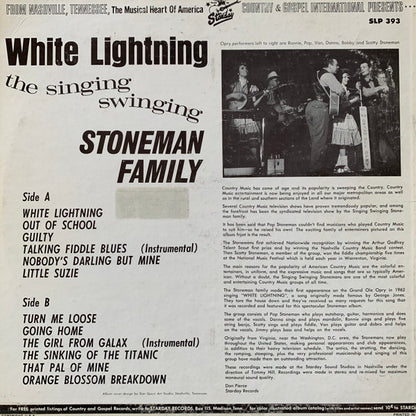 The Stoneman Family : White Lightning (LP, Album, Promo)