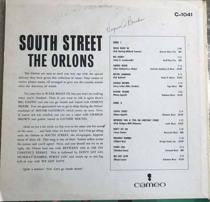 The Orlons : South Street (LP, Album, Mono)