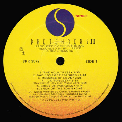 Pretenders* : Pretenders II (LP, Album, Spe)