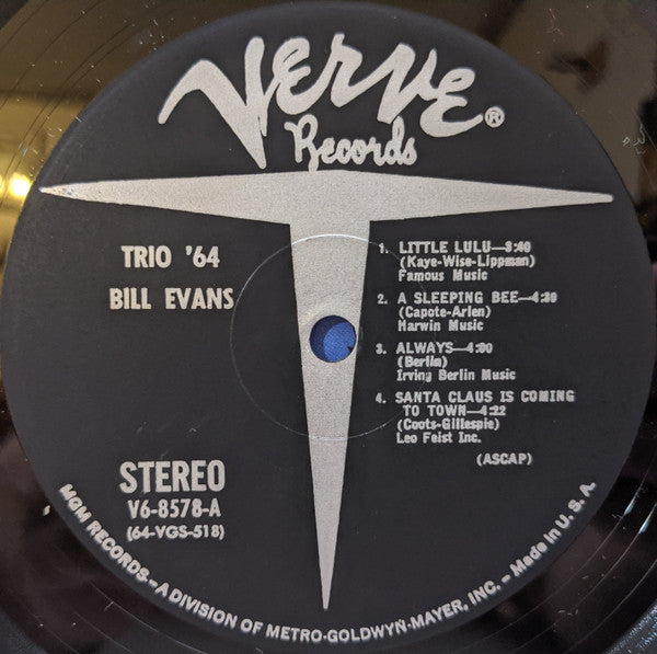 Bill Evans : Trio 64 (LP, Album)
