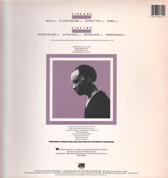 Ahmad Jamal : Rossiter Road (LP, Album)