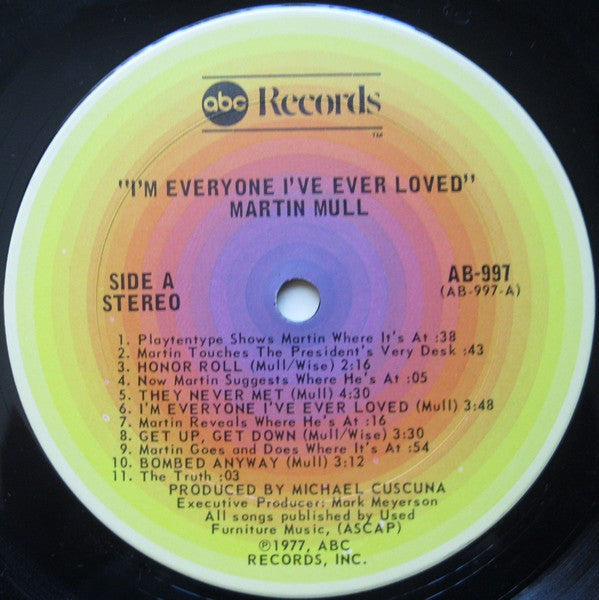 Martin Mull : I'm Everyone I've Ever Loved (LP, Album, Ter)