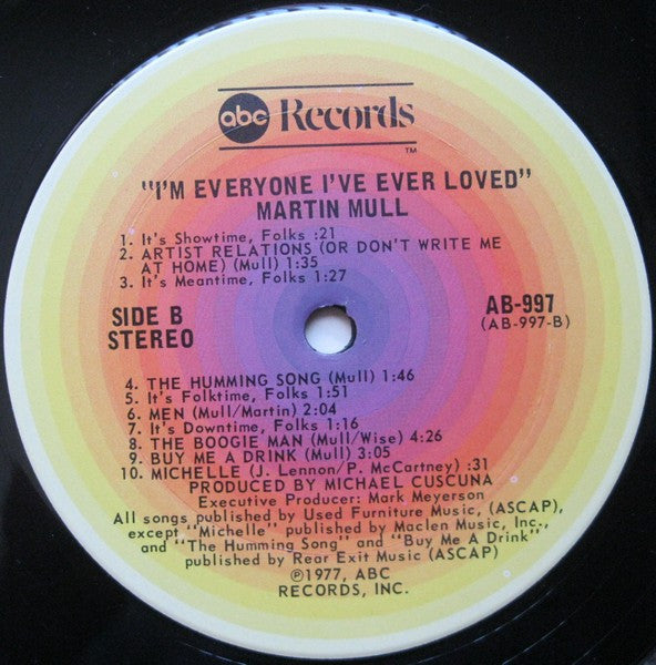 Martin Mull : I'm Everyone I've Ever Loved (LP, Album, Ter)
