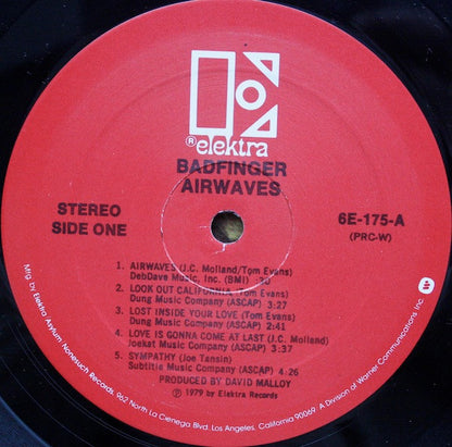 Badfinger : Airwaves (LP, Album, PRC)