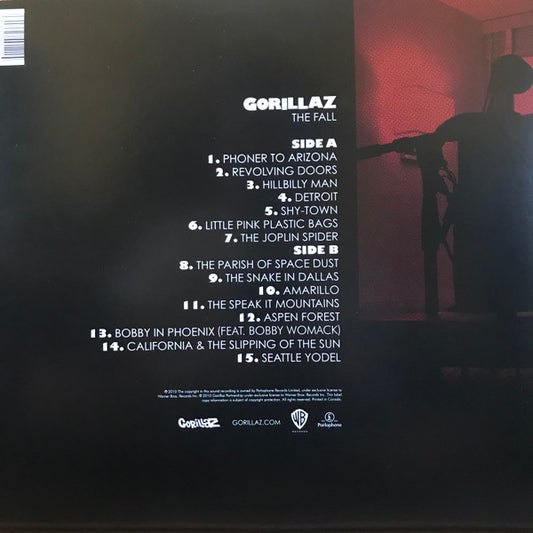 Gorillaz : The Fall (LP, Album, RE)