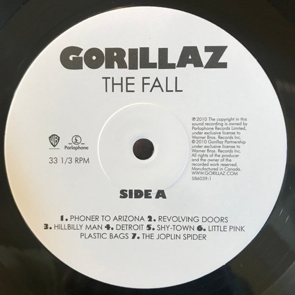 Gorillaz : The Fall (LP, Album, RE)