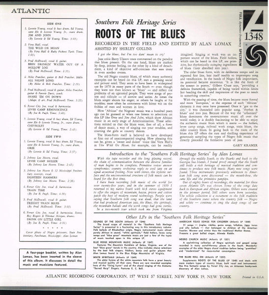Various : Roots Of The Blues (LP, Mono)