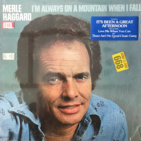 Merle Haggard : I'm Always On A Mountain When I Fall (LP, Album, Glo)