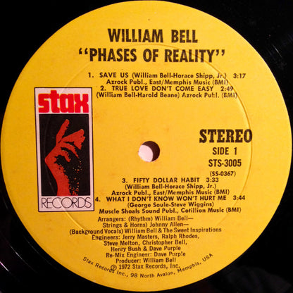 William Bell : Phases Of Reality (LP, Album, Mon)
