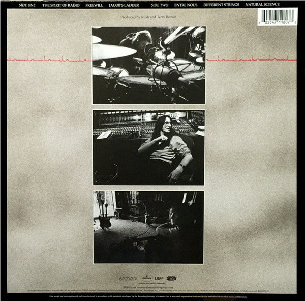 Rush : Permanent Waves (LP, Album, RE, RM, 180)