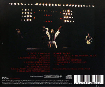 Ozzy Osbourne = オジー・オズボーン* : Blizzard Of Ozz = ブリザード・オブ・オズ～血塗られた英雄伝説 (CD, Album, RE, RM)