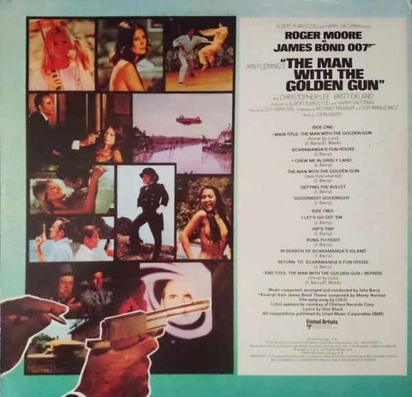 John Barry : The Man With The Golden Gun (Original Motion Picture Soundtrack) (LP, Album, RE)