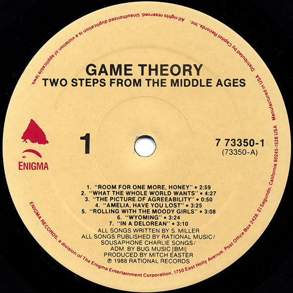 Game Theory : Two Steps From The Middle Ages (LP, Album)