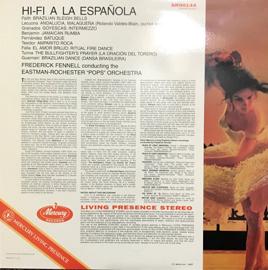 Frederick Fennell, Eastman-Rochester Pops* : Hi-Fi A La Espaňola  (LP, Album, 180)